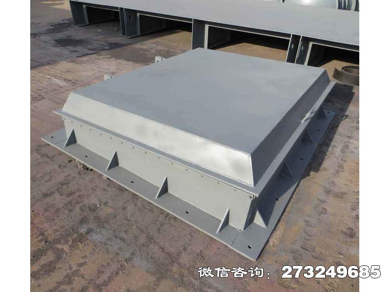 洮北方形钢制管道拍门